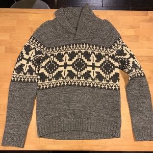 Lucky Brand Men's Shawl Pullover Sweater Size Med